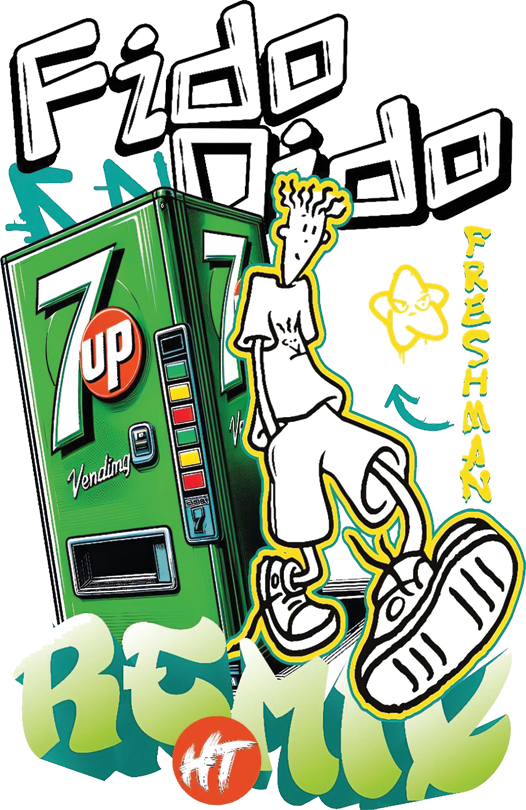 Fido dido UV DTF Sticker - UVDTF 1223