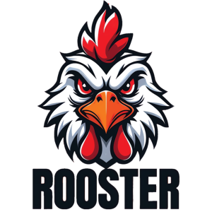 Rooster UV DTF Sticker – UVDTF 1267