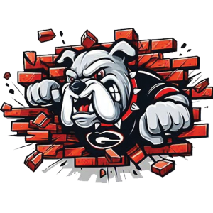 Georgia Bulldog UV DTF Sticker – UVDTF 1279