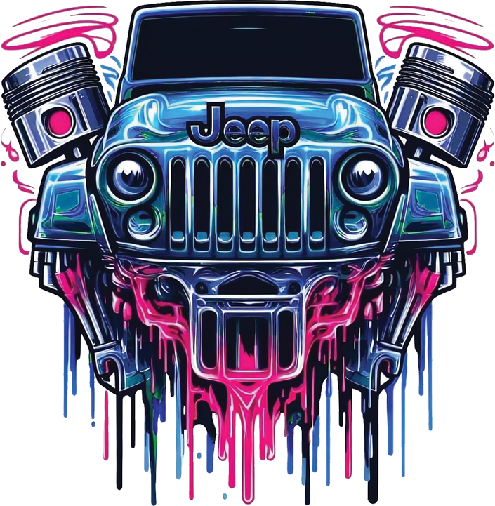 Jeep UV DTF Sticker - UVDTF 1280
