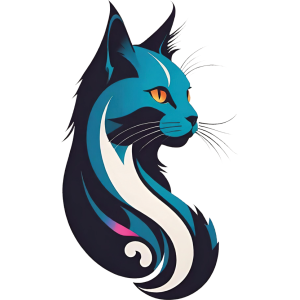 Blue Cat UV DTF Sticker – UVDTF 1290