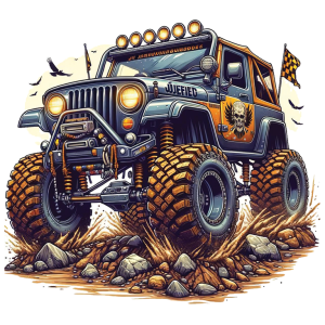 Jeep UV DTF Sticker – UVDTF 1324