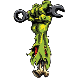 Green hand UV DTF Sticker – UVDTF 1335