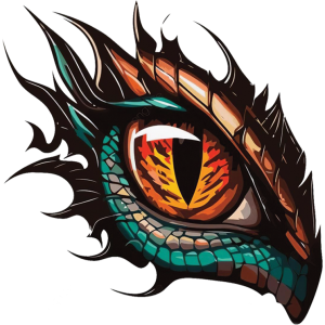Dragon Eye UV DTF Sticker – UVDTF 1347