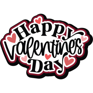 Happy Valentine’s Day UV DTF Sticker – UVDTF 1382