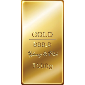 Gold Bars UV DTF Sticker – UVDTF 1421