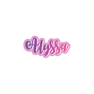 Alyssa UV DTF Sticker – UVDTF592