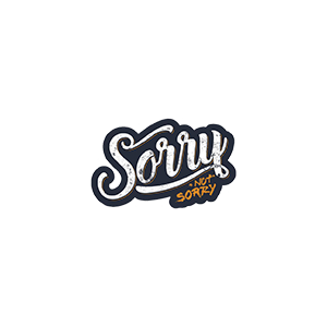 Sorry UV DTF Sticker – UVDTF631