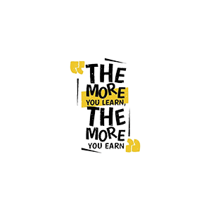 The More You Learn UV DTF Sticker – UVDTF668