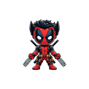 Deadpool UV DTF Sticker – UVDTF734