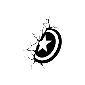 Captain America UV DTFF Sticker – UVDTF741