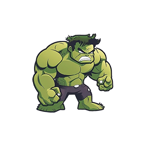 Hulk UV DTF Sticker – UVDTF752