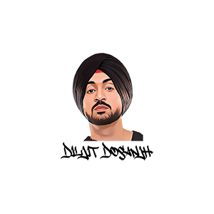 Diljit Dosanjh UV DTF Sticker – UVDTF816