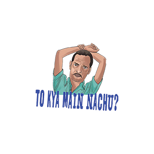 Tu kya main nachu UV DTF Sticker – UVDTF863