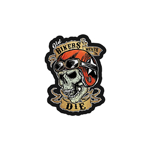 Old Bikers Never Die UV DTF Sticker – UVDTF880