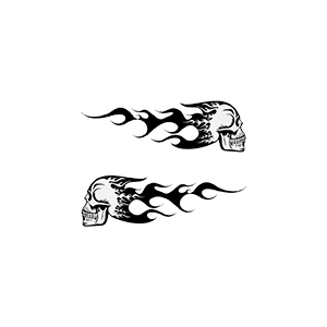 Fire flam Icon UV DTF Sticker – UVDTF881