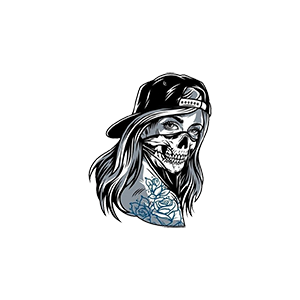 Gangster Girl UV DTF Sticker – UVDTF886