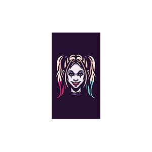 Harley Quinn UV DTF Sticker – UVDTF901