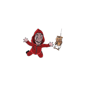 Flying Anonymous UV DTF Sticker – UVDTF903