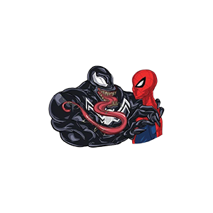 Venom and Spider-Man UV DTF Sticker – UVDTF911