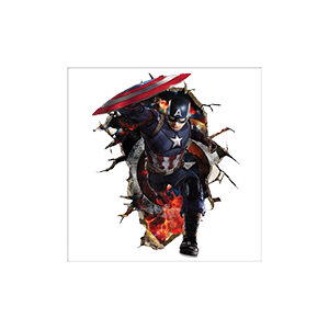 Captain America UV DTF Sticker – UVDTF931