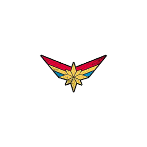 Captain Marvel UV DTF Sticker – UVDTF966