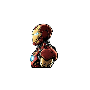 Iron Man UV DTF Sticker – UVDTF975