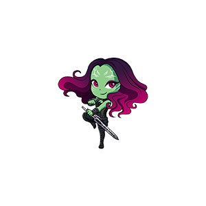Chibi Gamora UV DTF Sticker – UVDTF976